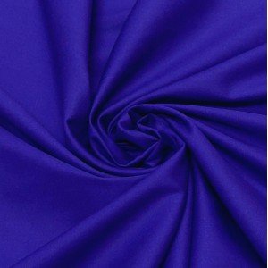 Tecido Tricoline Silky Lisa cor - 4000 (Azul Royal)